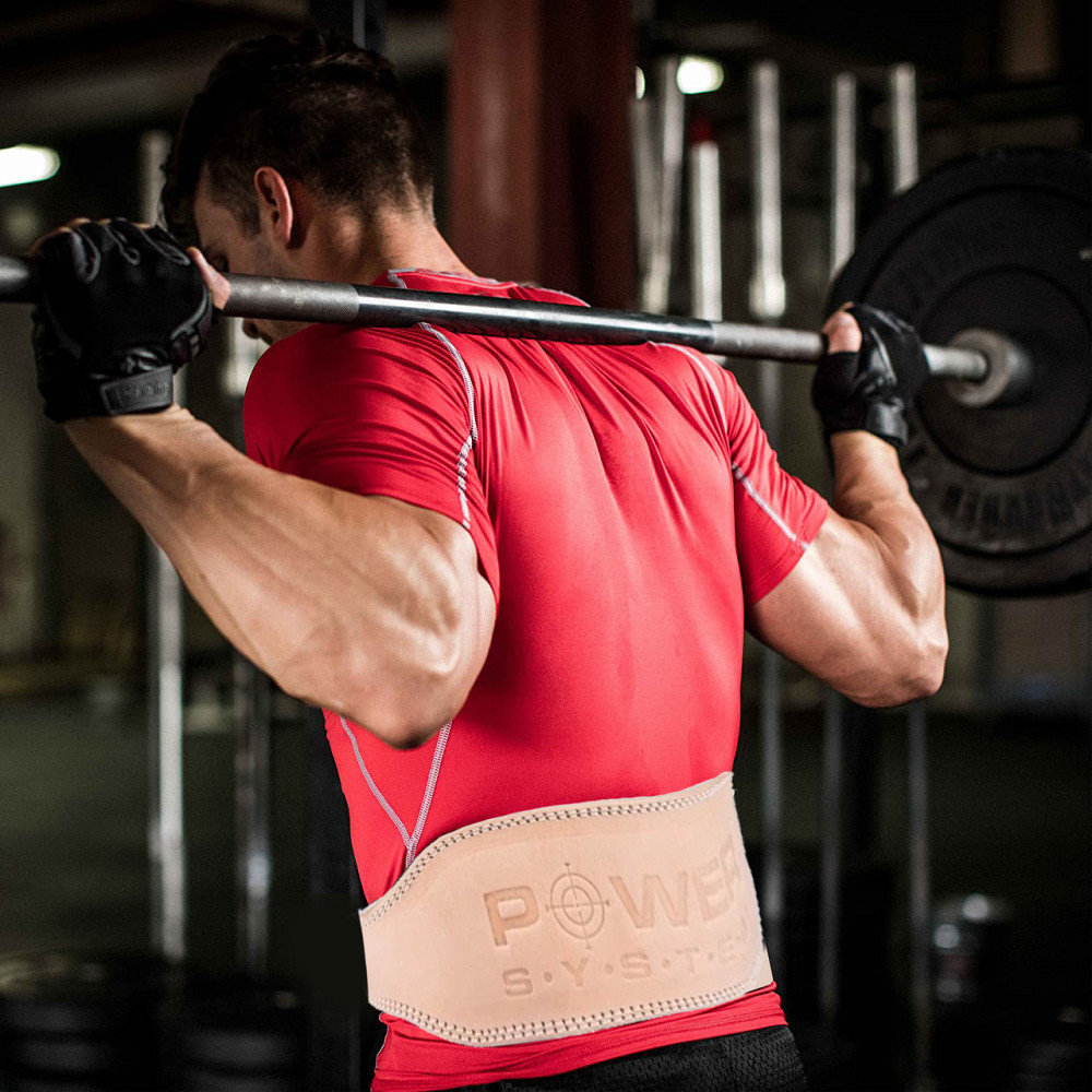 Пояс для важкої атлетики Power System PS-3000 Power Natural шкіряний S Київ - фото 5