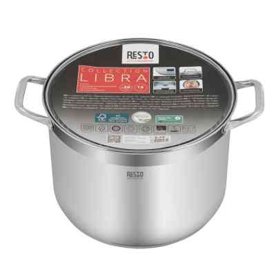 Каструля Resto Libra із кришкою 30 см 15 л (92009) Вінниця