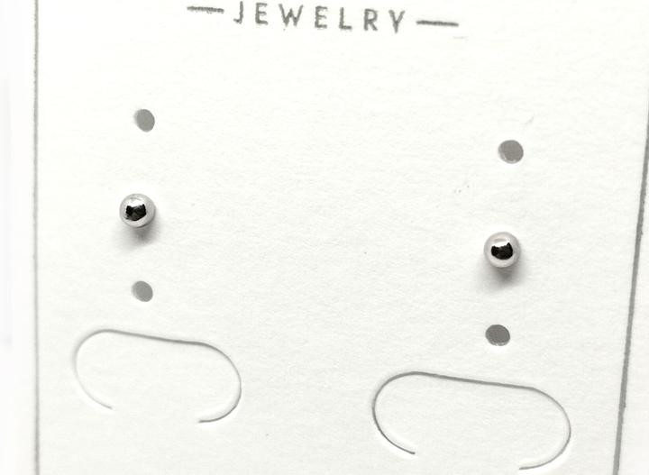 Серьги гвоздики серебристые маленькие Киев - изображение 1