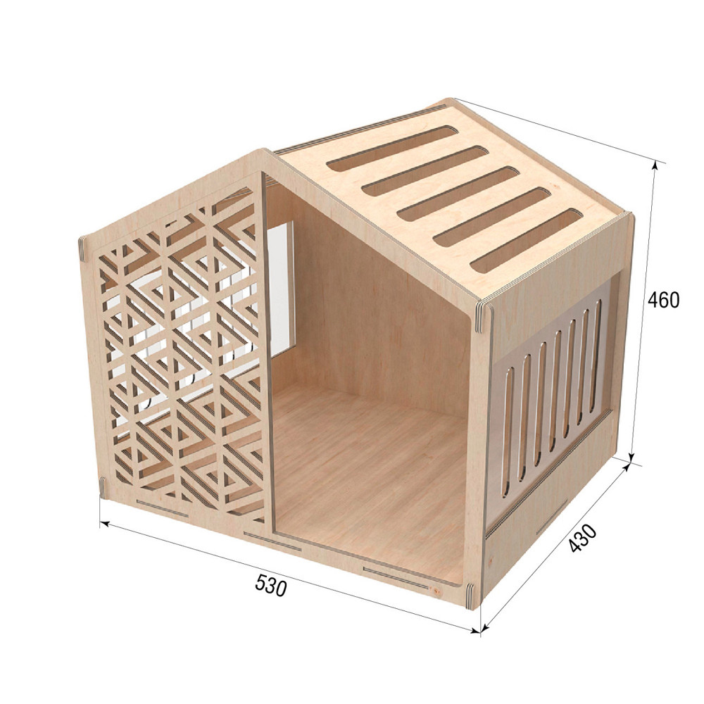 Будиночок для собаки 530x460x430 Київ - фото 3