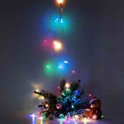 Гирлянда YES! Fun Пучок на медной проволоке 50 LED Разноцветная 1 м Статичная На батарейках (975014) Винница