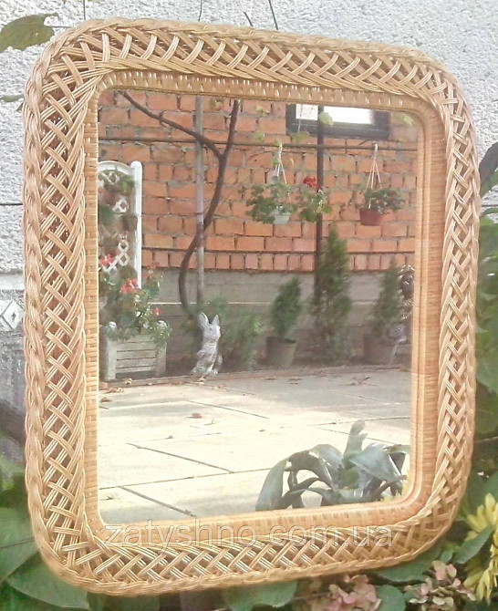 Дзеркало з лози велике Київ - фото 3
