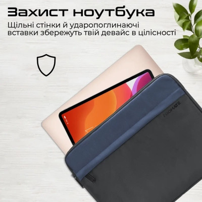 Чехол для ноутбука Promate 13" Limber-SB Black (limber-sb.black) Винница - изображение 3