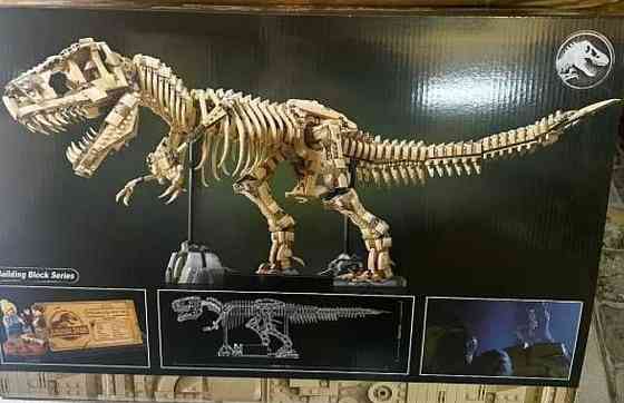 КОЛЬОРОВА КОРОБКА‼️ Тиранозавр Рекс T. Rex Конструктор як Лего. Харків