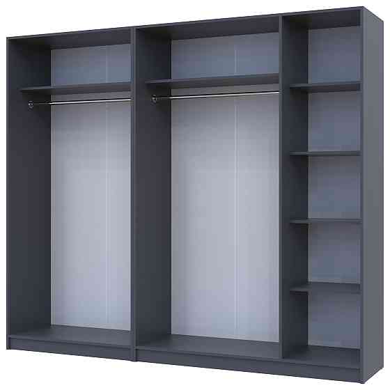 Комплект шаф для одягу Doros Промо (2 шт.) 225х48х204 см Графіт (DRS-011213) Львів