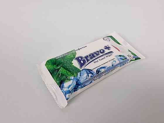 Влажная салфетка  15 шт 