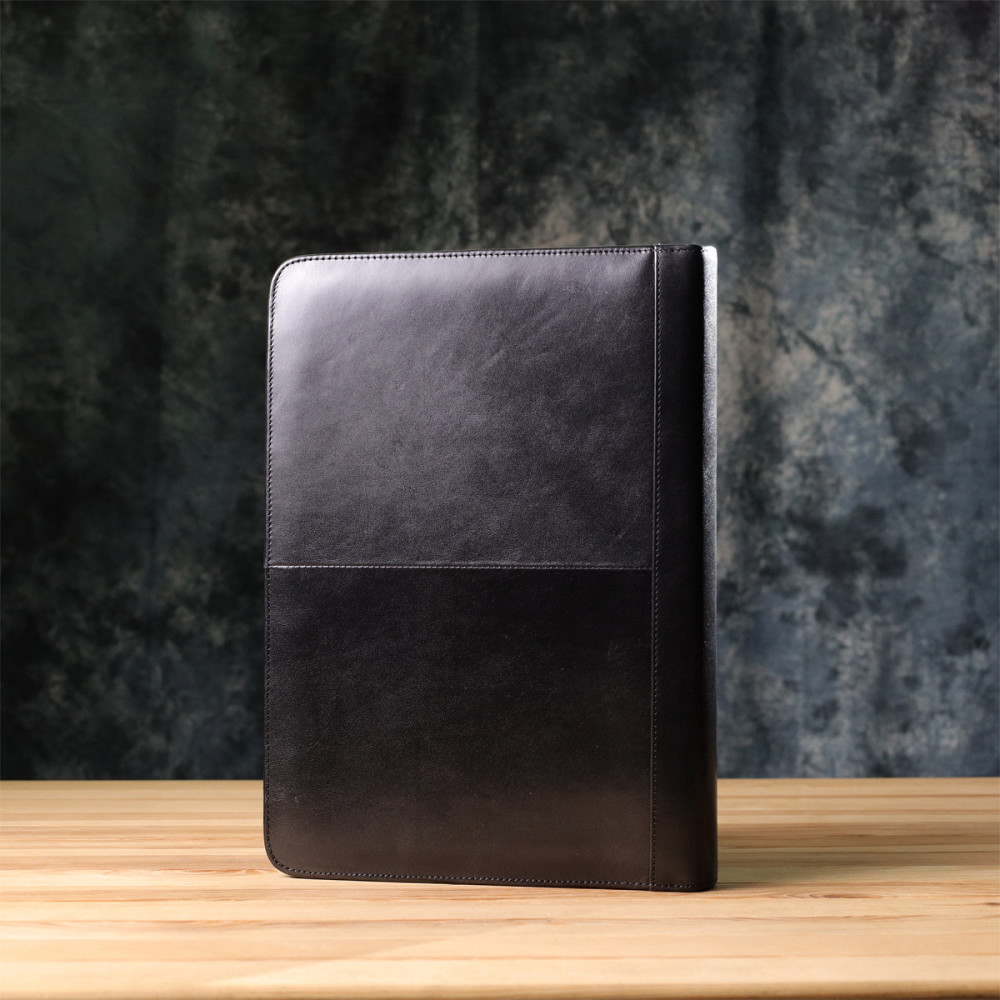 Оригинальная папка с блокнотом из гладкой натуральной кожи Tony Perotti 20850_1 (1278L nero) Черный Киев - изображение 1