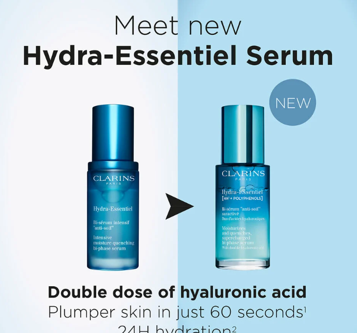 Увлажняющая двухфазная сыворотка для лица Clarins Hydra-Essentiel Славянск - изображение 1