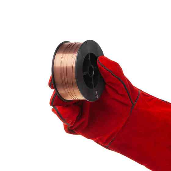 Провод сварочный омеднённый, 0,8 мм, 1 кг, ER70S-6 INTERTOOL EW-1008 Киев