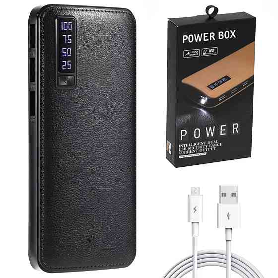 Портативное Зарядное Устройство Павербанк 50000 mAh 3хUSB Power Bank Smart Tech Black TS-55 Львов