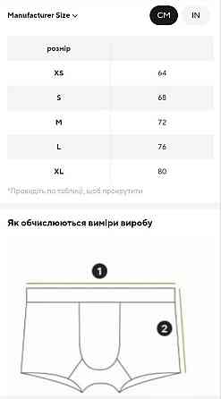Набір Труси чоловічі боксери 4 шт Розмір S Киев