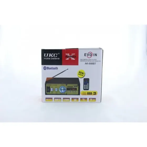 Підсилювач Звуку AMP 699 BT UKC USB та SD слоти, FM радіо Одеса