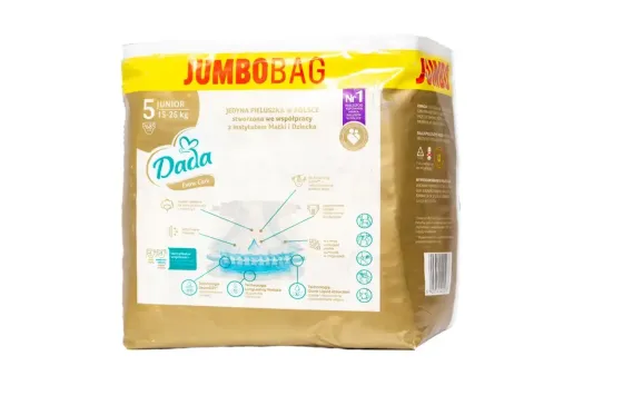 Подгузники Dada Extra Care Jumbo Bag Размер 5 Junior, 15-25 кг, 68 шт Киев