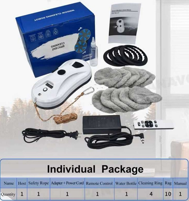 Робот -Пылесос для мойки окон с распылением ! Киев - изображение 7