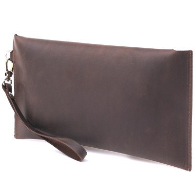 Косметичка Shvigel Кожаная винтажная тревел Коричневая (16428) Винница - изображение 4