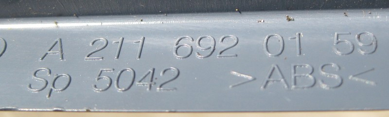 Mercedes-Benz  A2116920159 5C56 Дефлектор лівий у стійку "B" синій E-Class W211 Одеса - фото 2