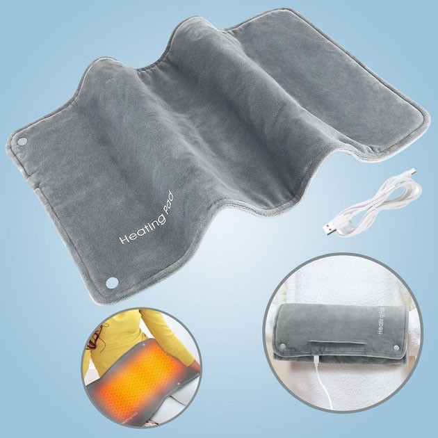 Универсальная электрогрелка от USB 30х50 см электрический термоковрик с подогревом для рук, ног и шеи LA-48 Львов - изображение 2