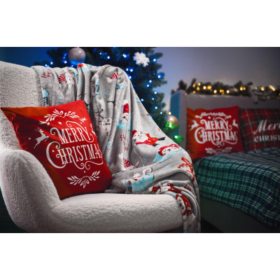 Плед Ardesto Christmas Flannel 160х200см, 100% поліестер, різдвяні котики (ART0120PB) Вінниця - фото 3