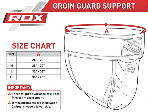 Захист паху RDX Groin Guard Black L Кам'янське - фото 2
