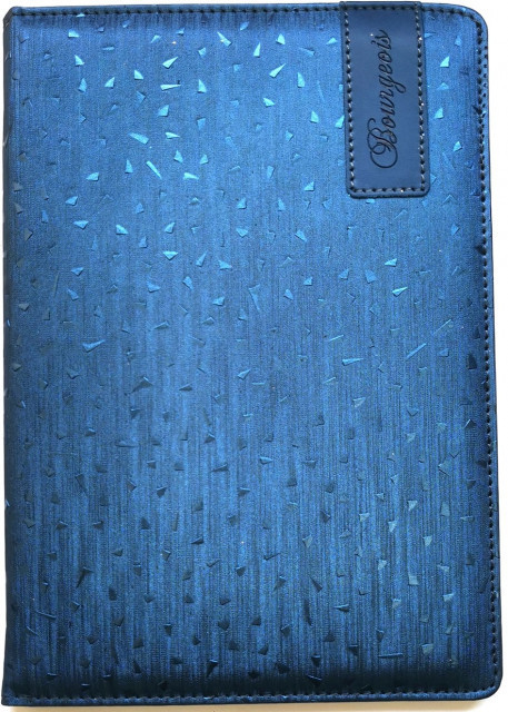 # Блокнот 70г, N9256, Кожзам на резинці+тиснення, А5, 120аркушів, клітинка, шт Київ - фото 1