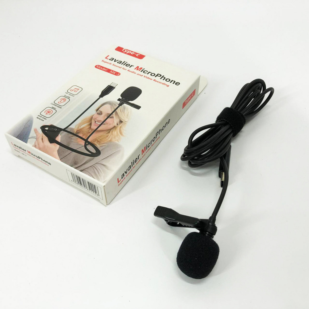 Петличний міні-мікрофон DM TYPE-C MK-3 OQ-95 Івано-Франківськ - фото 1