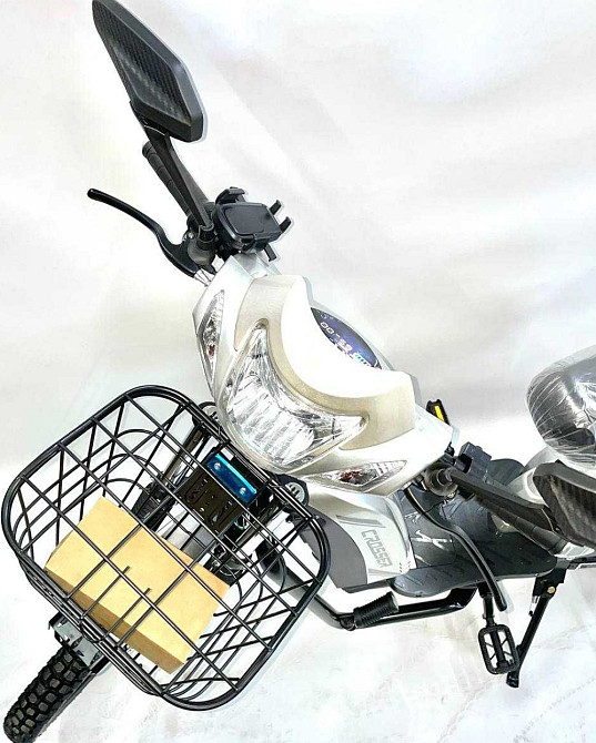 Электровелосипед Crosser E-Delta 800W 60V/15Ah 17 колеса - Серый. Харьков - изображение 3