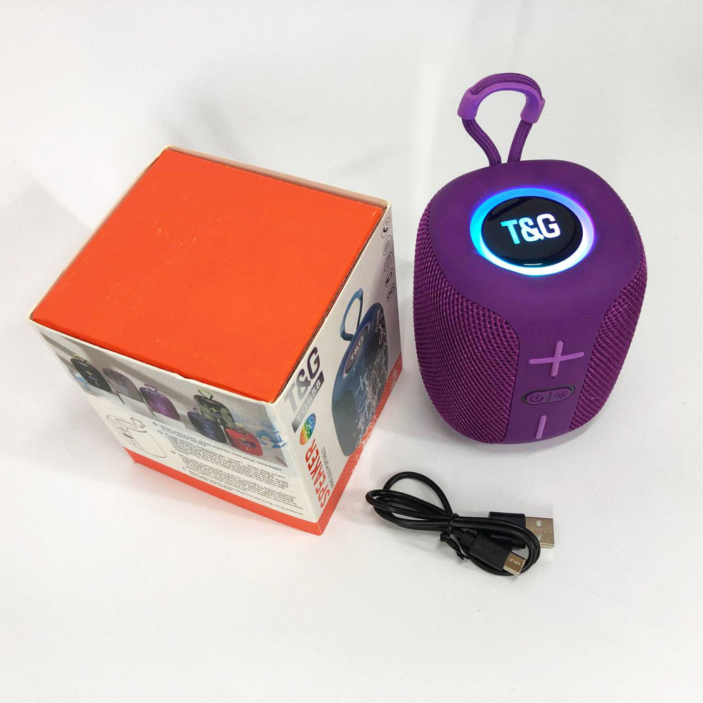 Блютуз колонка с зарядкой от usb, Маленькая колонка с подсветкой Портативная led подсветкой SV-30 Львов - изображение 10