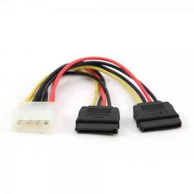 Кабель живлення Molex to 2xSATA power 0.3m Cablexpert (CC-SATA-PSY-0.3M) Вінниця