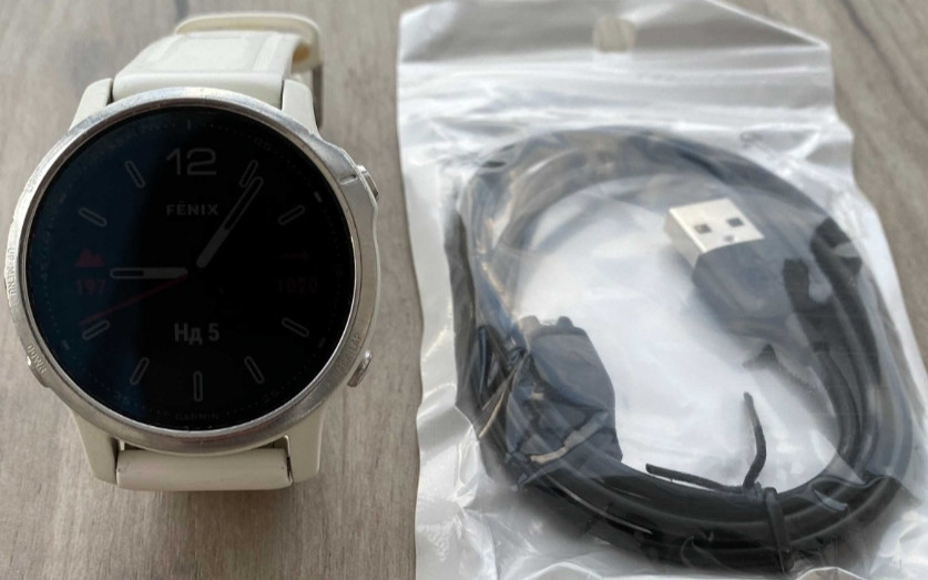Смарт-Часи Garmin Fenix S6 Silver. Київ - фото 1
