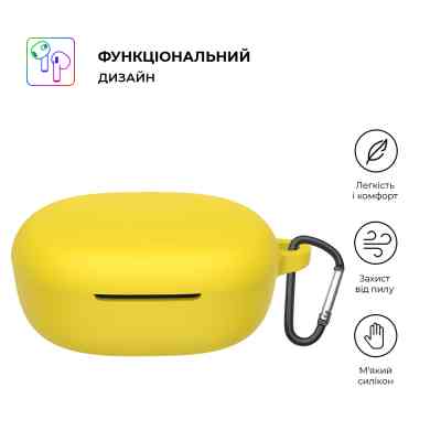 Чехол для наушников Armorstandart Hang Case для Xiaomi Redmi Buds 4 Lite Yellow (ARM73549) Винница