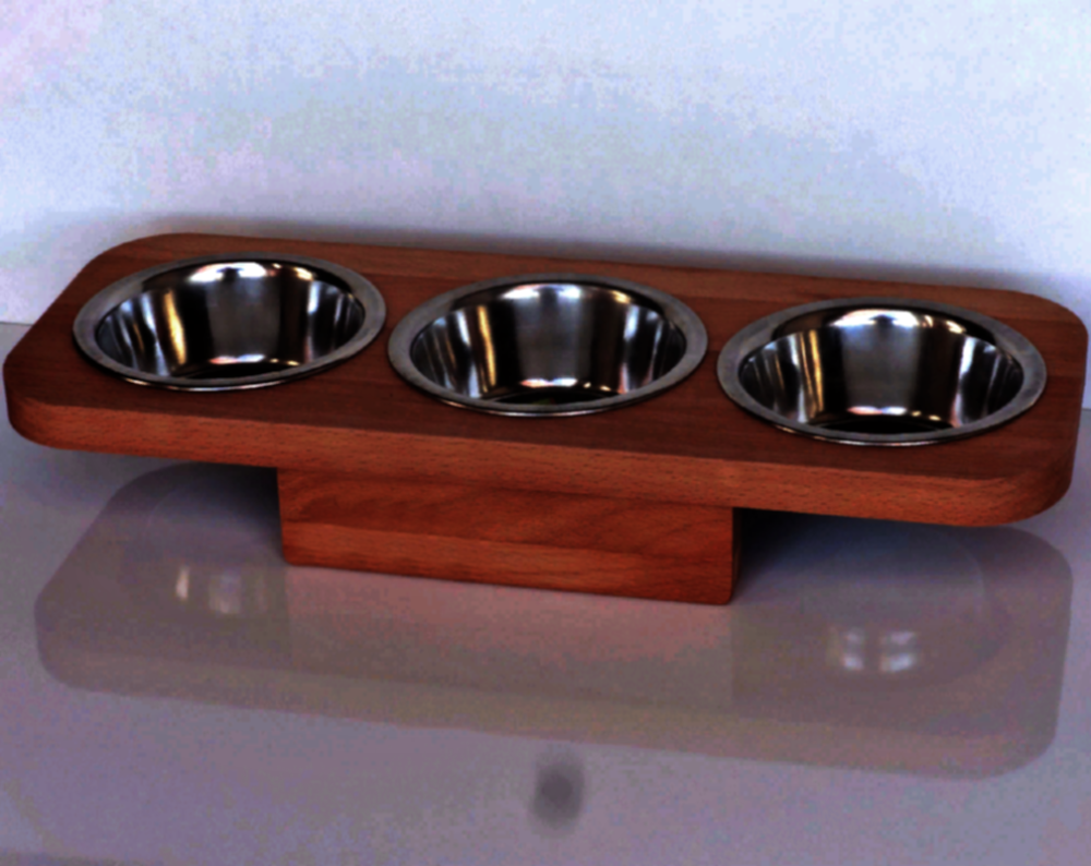 Подставка под миски для кошек 