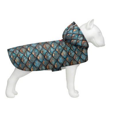 Дождевик для животных WAUDOG Clothes с капюшоном "Луска" XL (359-0179) Винница - изображение 2