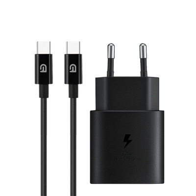 Зарядное устройство Armorstandart AR-TA800 25W USB-C + cable USB-C to USB-C black (ARM77720) Винница - изображение 1