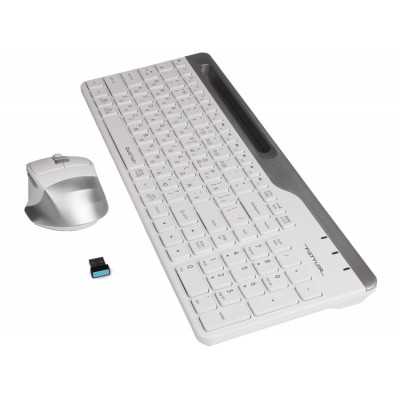 Комплект A4Tech FB2535C Wireless/Bluetooth Icy White (FB2535C Icy White) Вінниця - фото 5