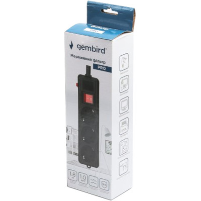 Сетевой фильтр питания Gembird SPG3-G-6B-PRO Винница - изображение 4
