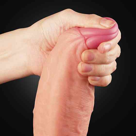 Фаллоимитатор - Dual-Layered Silicone Cock 11