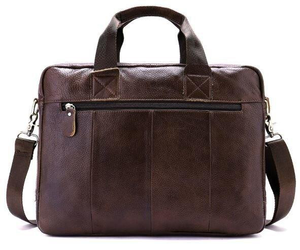 Сумка чоловіча шкіряна горизонтального типу Vintage 14798 Коричнева Київ - фото 8