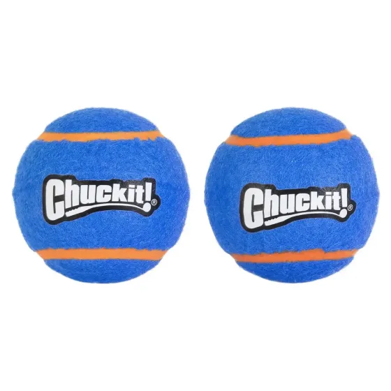 Теннисные мячики для собак Chuckit! Squeaker Tennis Ball игрушка с пискавкой размер М, набор 2 шт Винница