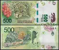 Аргентина / Argentina 500 Pesos (2016) Pick 365 UNC Полтава