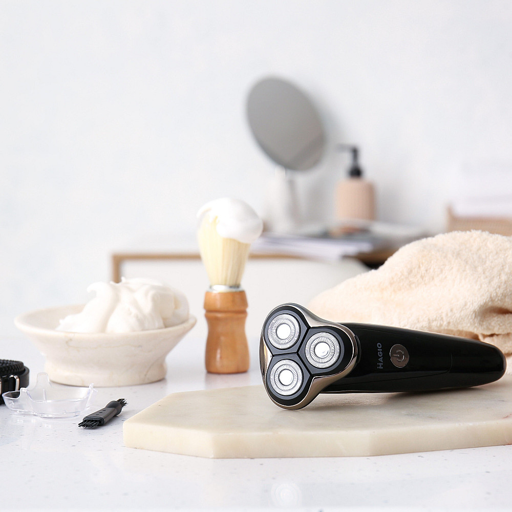 Хорошая электробритва для бороды MAGIO MG-687, Электробритва для густой бороды, Бритвы электрические BY-79 Львов - изображение 1