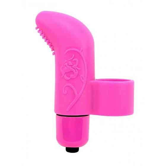 Вибратор для клитора на палец Chisa Mis Sweet Finger Vibe с рельефом, розовый Sex Aura Киев