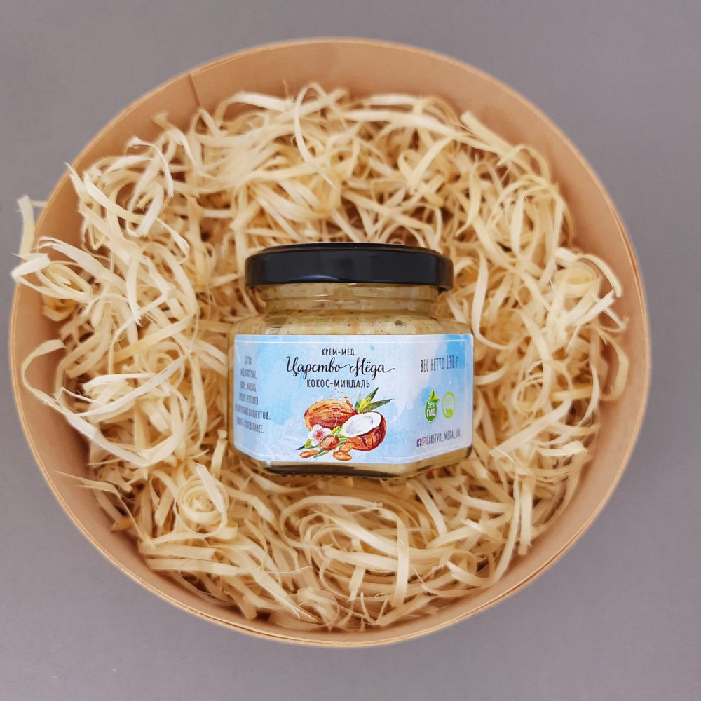 Крем мед суфле мигдаль з кокосом 130 грамів Одеса - фото 1