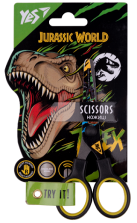 Ножиці дитячі 13 см "Yes" з принтованим лезом Jurassic World, 480418, шт Київ