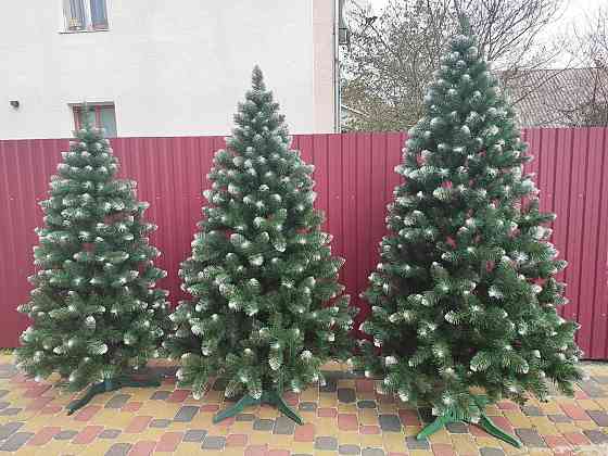 Ялинка штучна новорічна «Снігова Королева» з білими кінчиками 1-3 м 1.3 Київ