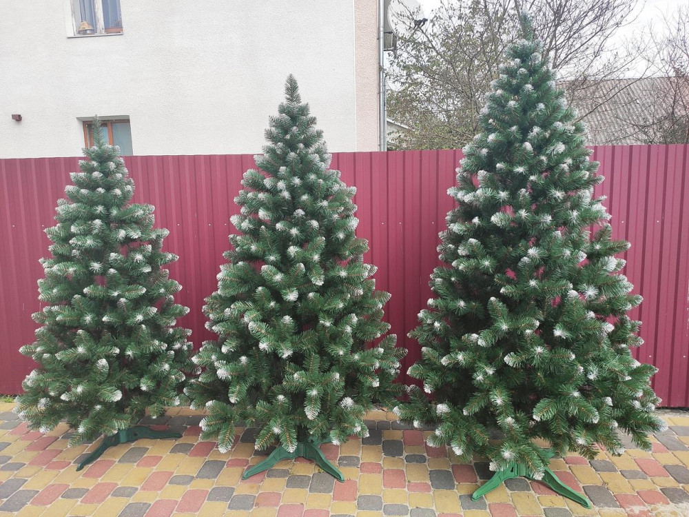 Елка искусственная новогодняя «Снежная Королева» с белыми кончиками 1-3 м 1.3 Киев - изображение 2