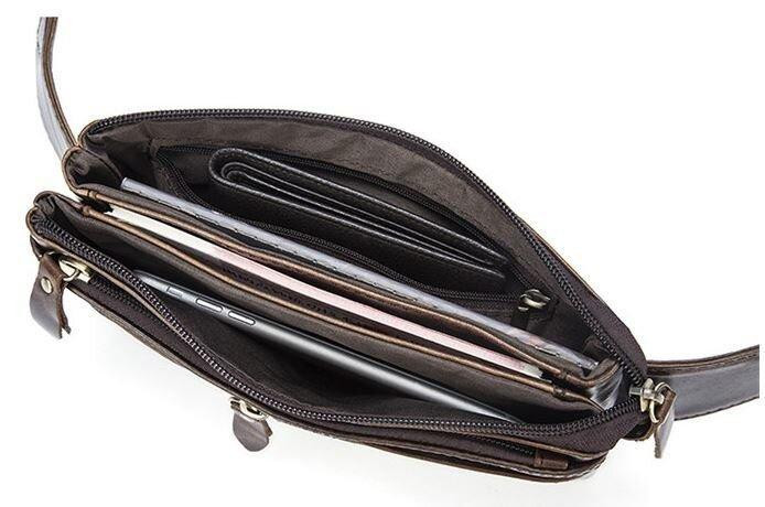 Сумка на пояс Коричневая (Vintage) Киев - изображение 4