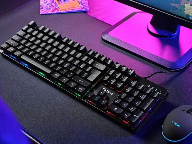 Игровая клавиатура и мышь Trust GXT 838 Azor, QWERTY UK, LED, 8 Anti-Ghosting, ПК PS4 Xbox ноутбука, Киев - изображение 7