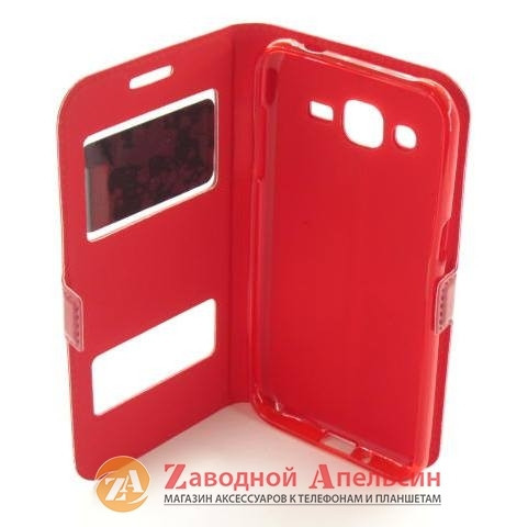 Чехол книга Samsung J2 J200 Smart Case red Одесса - изображение 6
