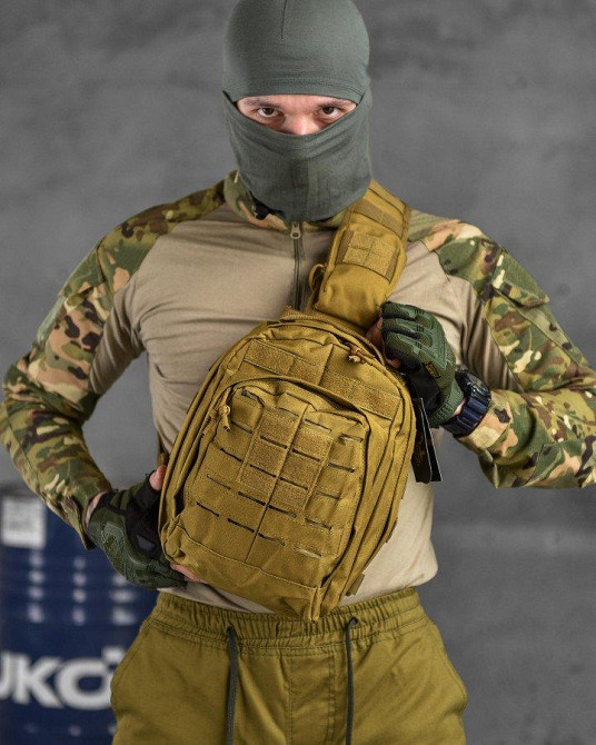 Сумка через плече тактична SILVER KNIGHT coyot РГ4626 Одеса - фото 1