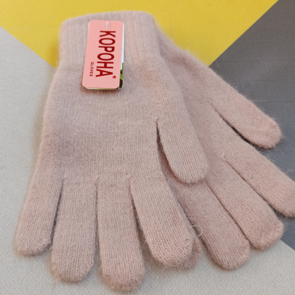 Теплі жіночі рукавички вовняні Київ - фото 1